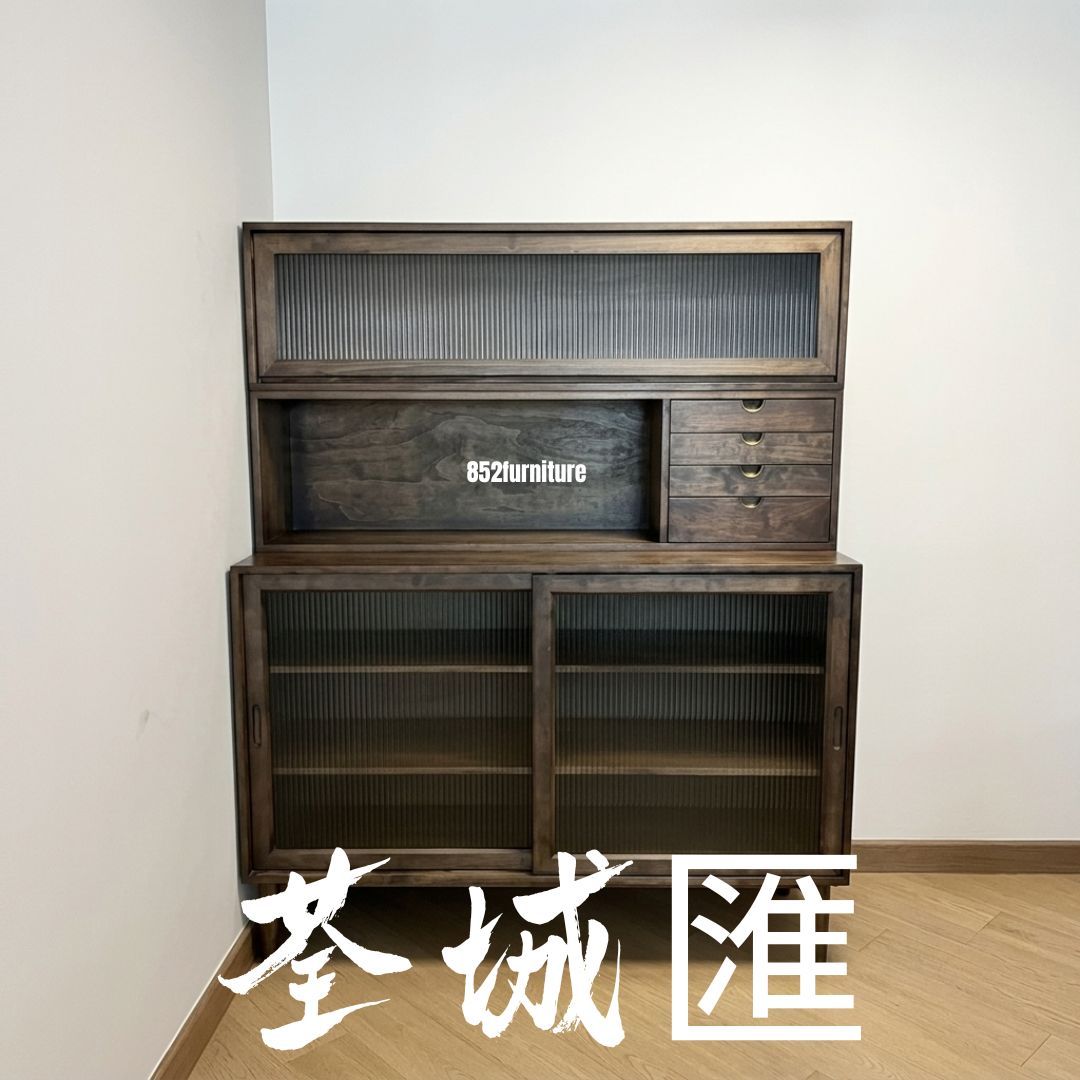 (包送貨安裝 | Delivery and Assembly Included)  A136 日式長虹玻璃餐邊櫃 (dining sideboard)