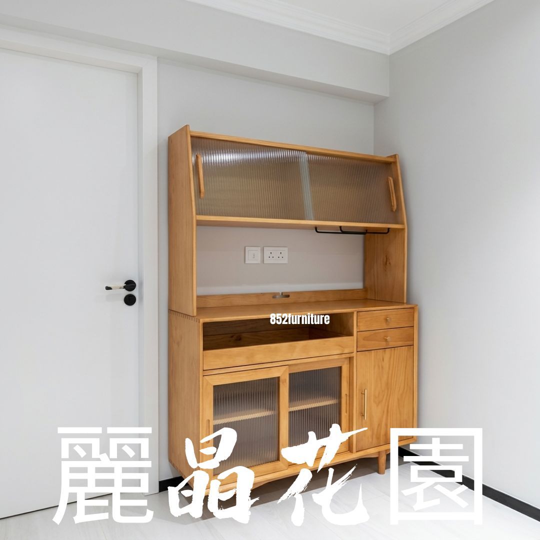 (包送貨安裝 | Delivery and Assembly Included) A135 日式長虹玻璃餐邊櫃 (dining sideboard)