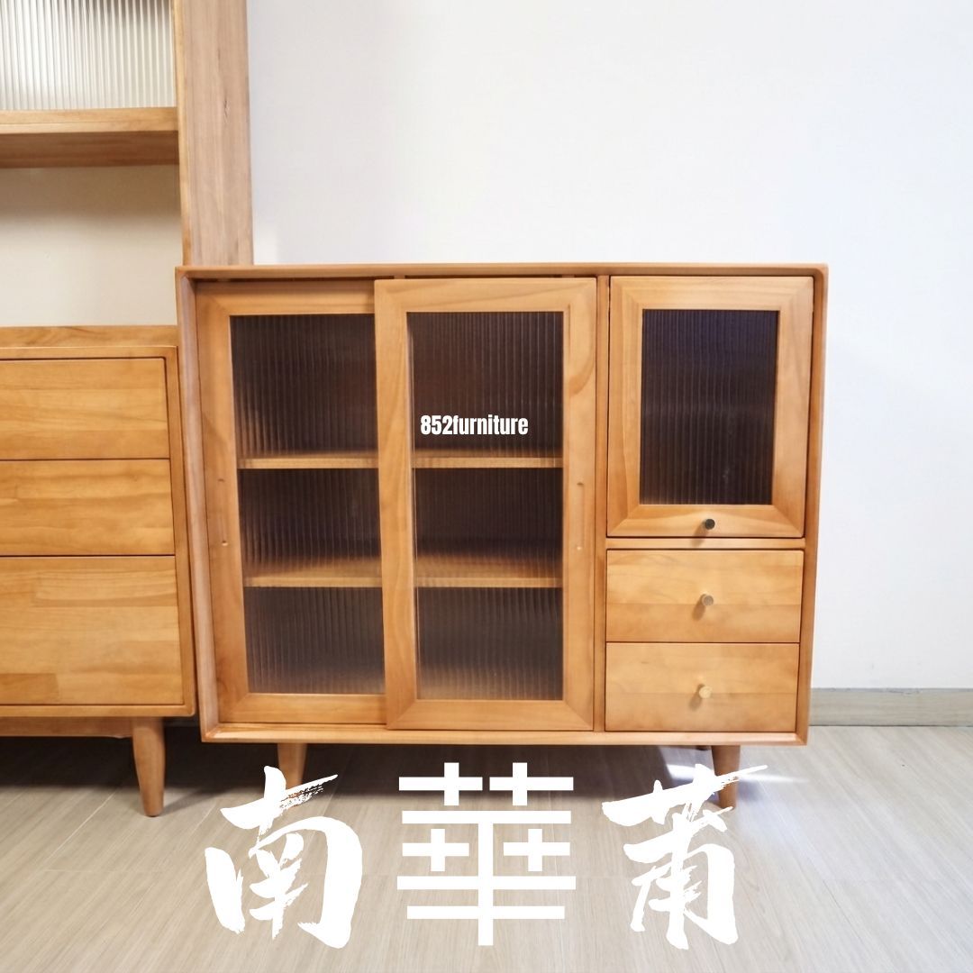 (包送貨安裝 | Delivery and Assembly Included) A143長虹玻璃餐邊櫃 (Moru Glass Sideboard)