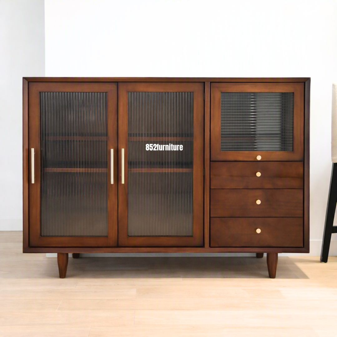(包送貨安裝 | Delivery and Assembly Included) A143長虹玻璃餐邊櫃 (Moru Glass Sideboard)