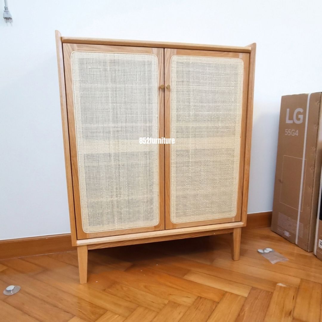 (包送貨安裝 | Delivery and Assembly Included)  A157 日式橡木鞋櫃 (Shoe cabinet)