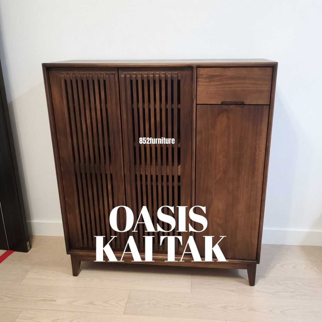 (包送貨安裝 | Delivery and Assembly Included)   A165日式條子鞋櫃(Striped shoe cabinet)
