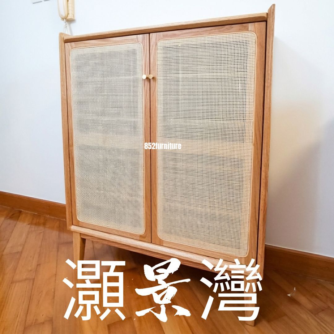 (包送貨安裝 | Delivery and Assembly Included)  A157 日式橡木鞋櫃 (Shoe cabinet)