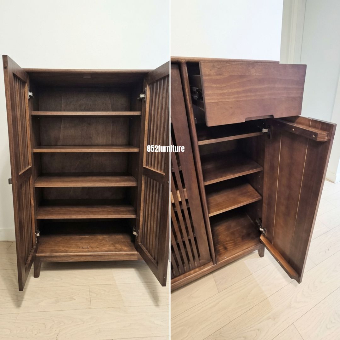 (包送貨安裝 | Delivery and Assembly Included)   A165日式條子鞋櫃(Striped shoe cabinet)