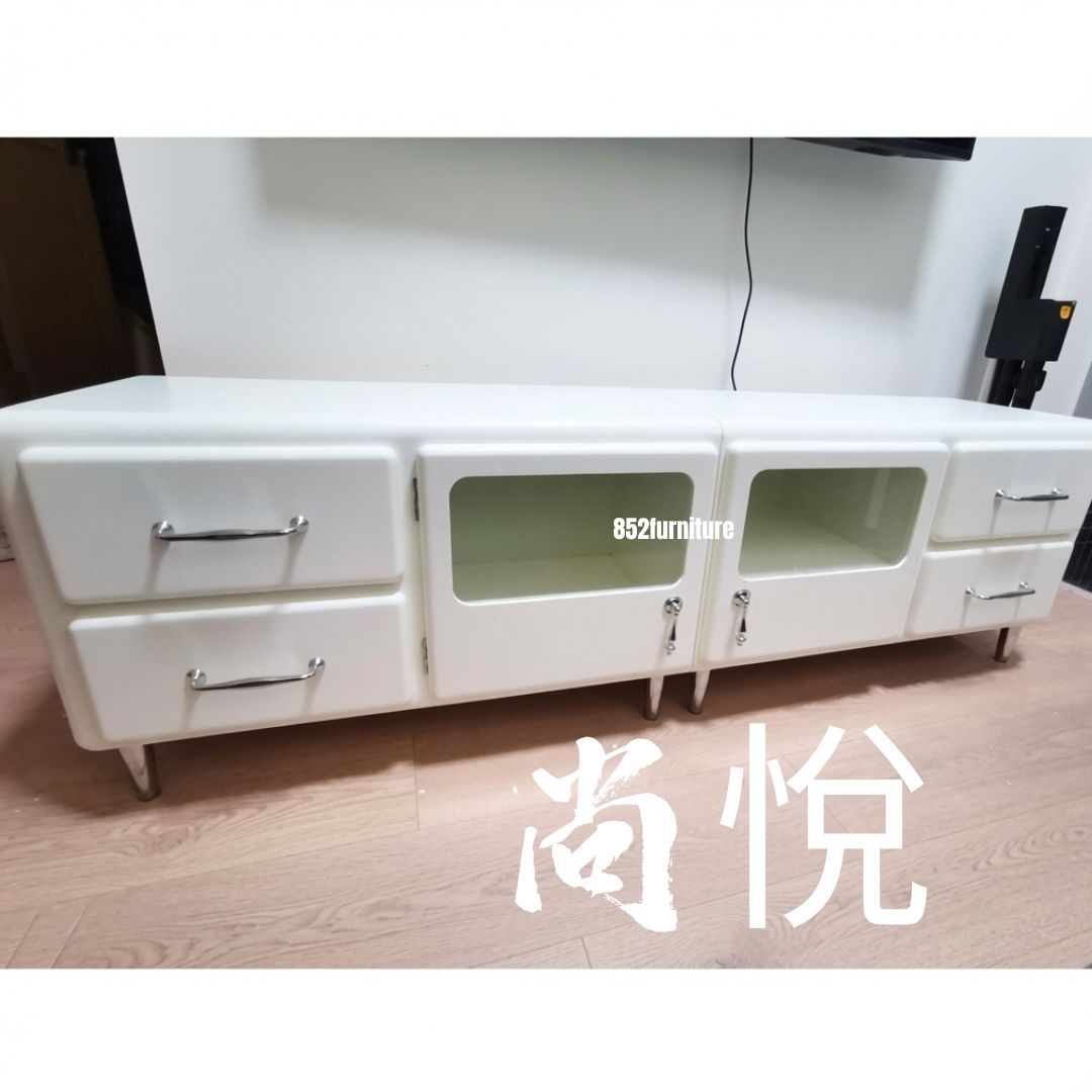 (包送貨安裝 | Delivery and Assembly Included) A255复古電視櫃 (Retro tv cabinet)