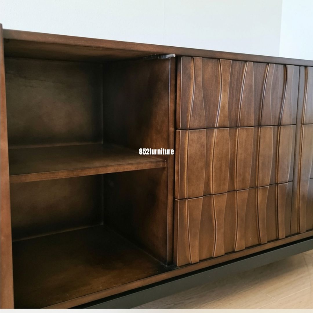 (包送貨安裝 | Delivery and Assembly Included)  A249北歐餐邊櫃 (Wooden Sideboard)