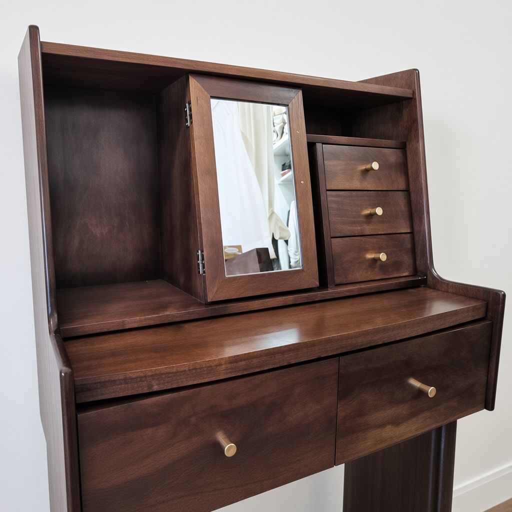 (包送貨安裝 | Delivery and Assembly Included) A229 日式實木梳妝台 (Japanese style dressing table)