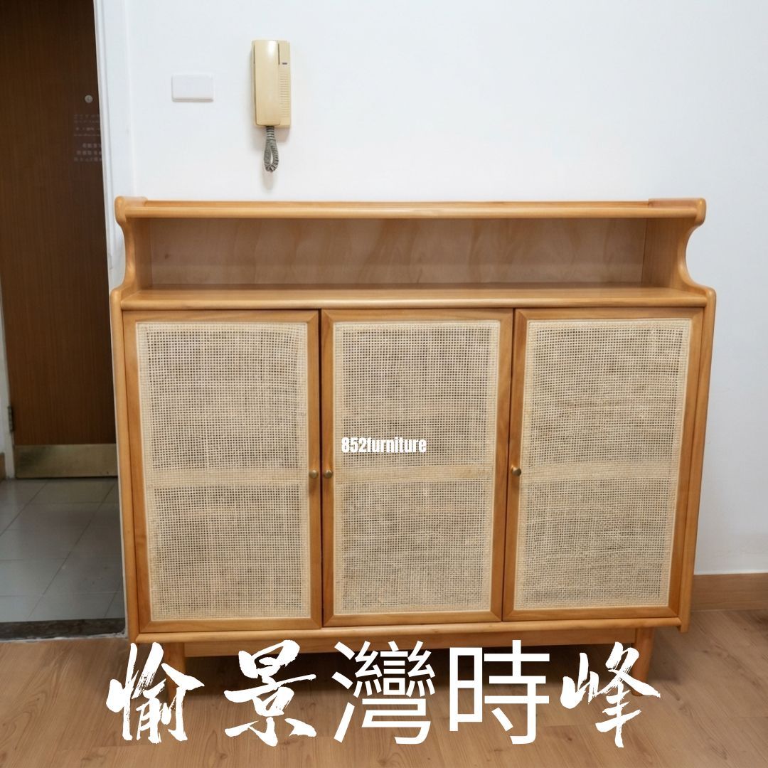 (包送貨安裝 | Delivery and Assembly Included) A307日式條子鞋櫃 (Shoe Cabinet)