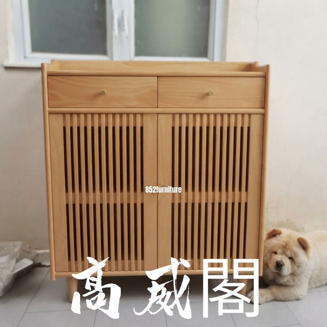 (包送貨安裝 | Delivery and Assembly Included)  A306日式條子鞋櫃 (Shoe Cabinet)