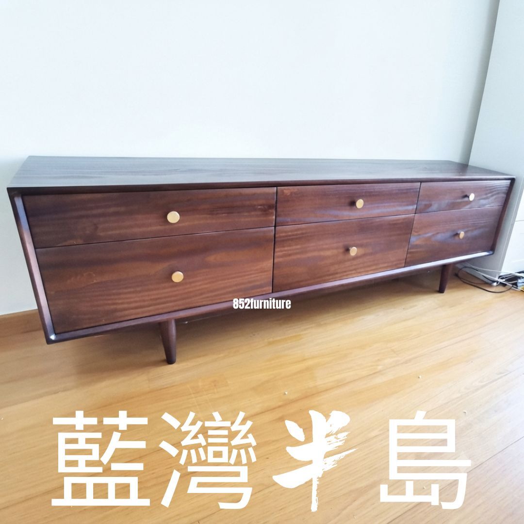 (包送貨安裝 | Delivery and Assembly Included) A217 北歐實木電視櫃 (solid wood tv cabinet)