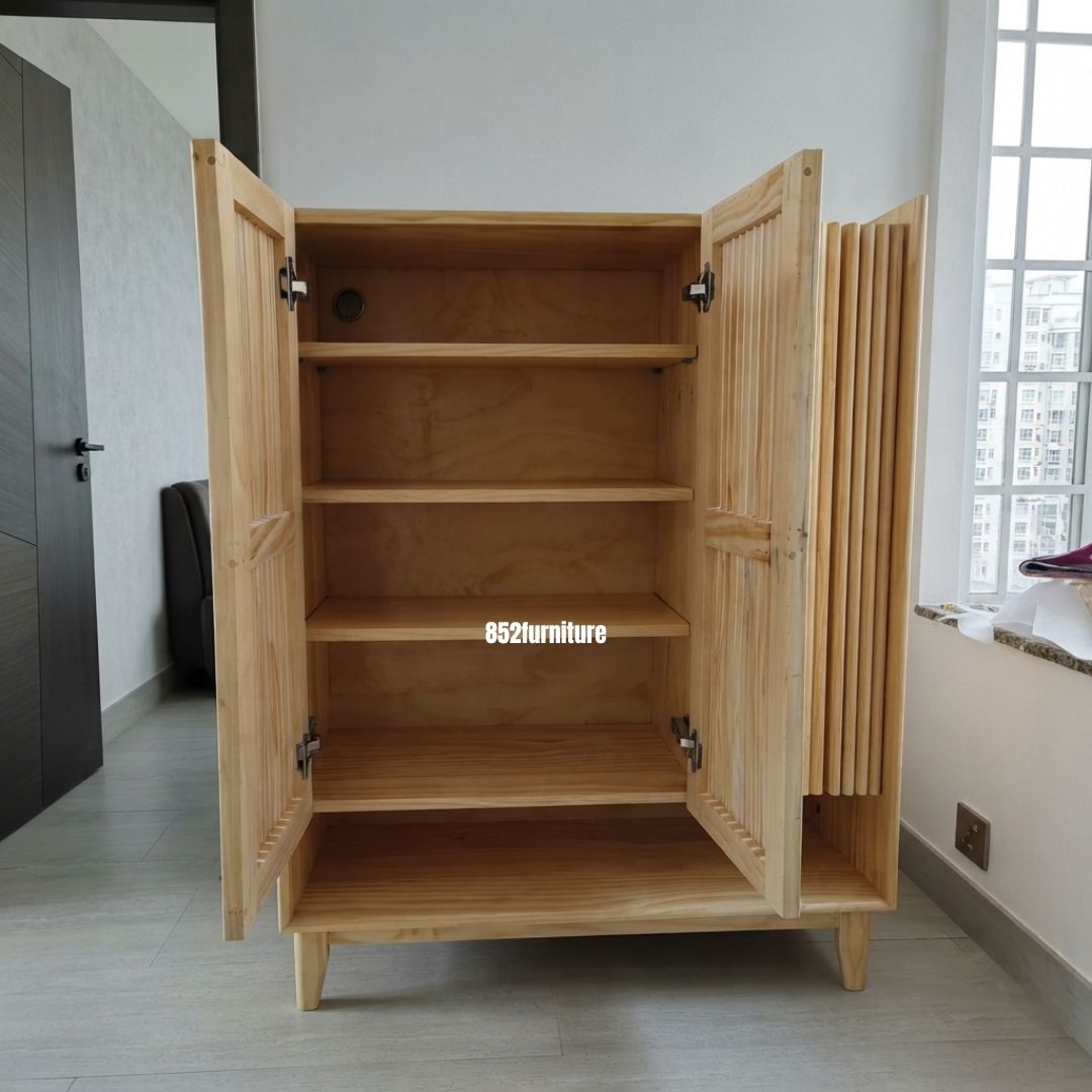 (包送貨安裝 | Delivery and Assembly Included) A311日式條子鞋櫃 (Shoe Cabinet)