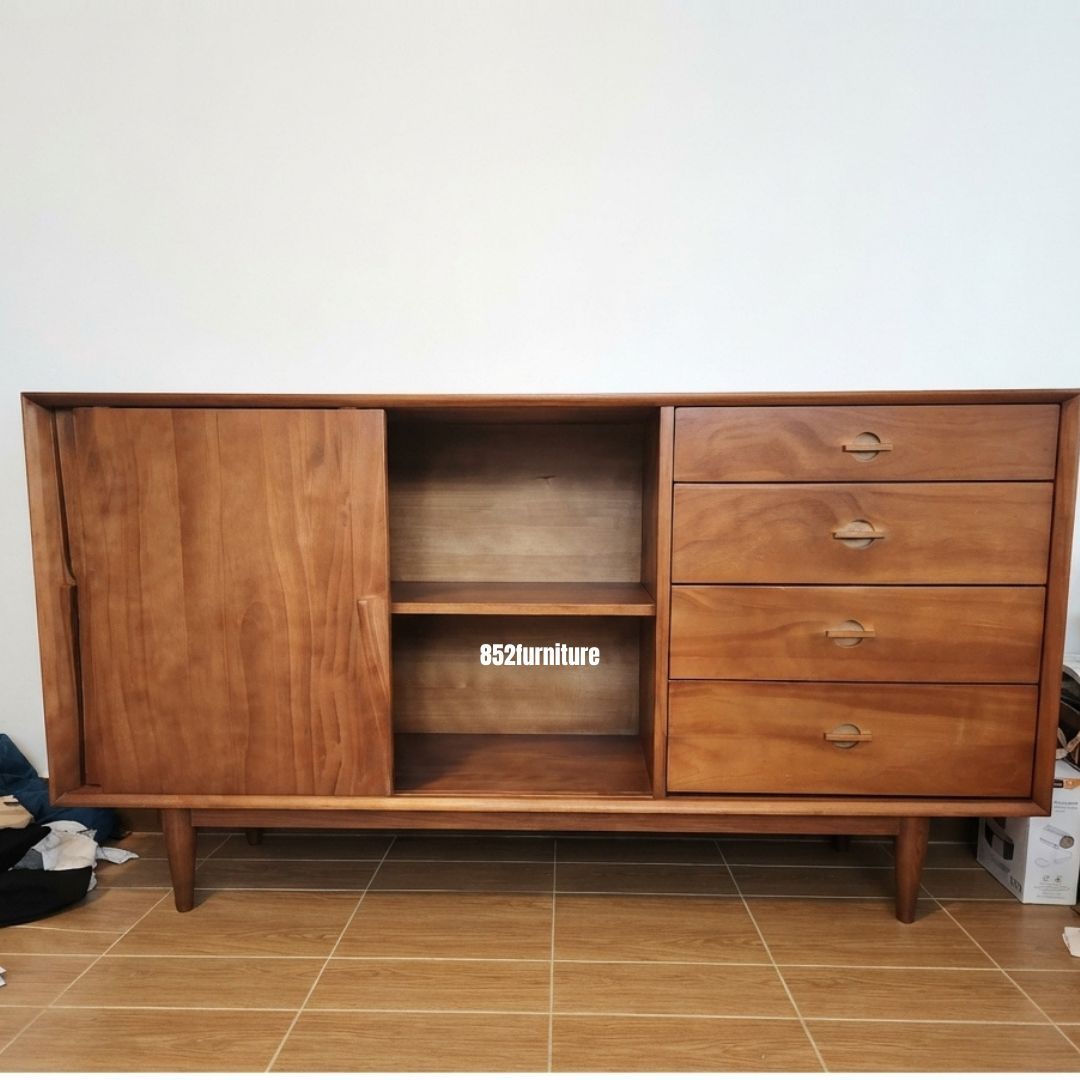 (包送貨安裝 | Delivery and Assembly Included) A329复古餐邊櫃 (retro dining sideboard)