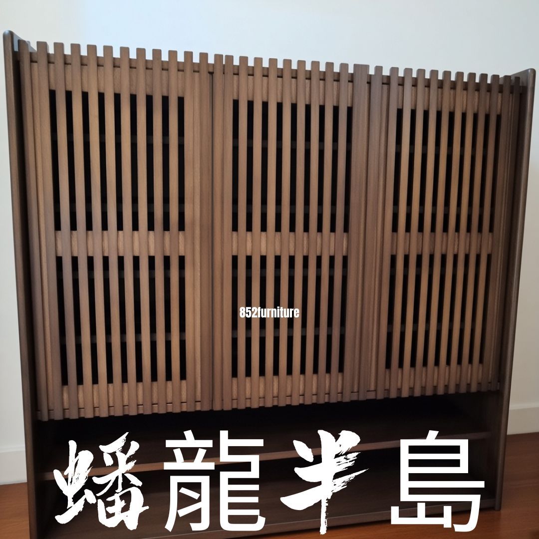 (包送貨安裝 | Delivery and Assembly Included) A356 實木條子鞋櫃 (woodend shoe cabinet)