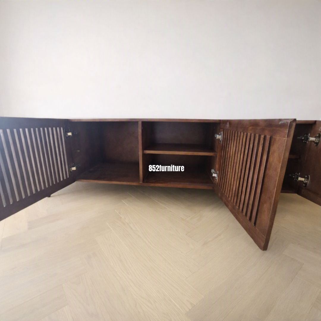 (包送貨安裝 | Delivery and Assembly Included) A380 北歐松木條子電視櫃 (Tv cabinet)