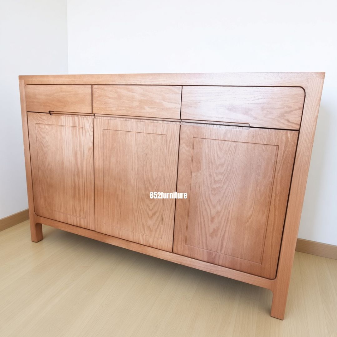 (包送貨安裝 | Delivery and Assembly Included) A396 紅橡木鞋櫃 (Oak shoe cabinet)