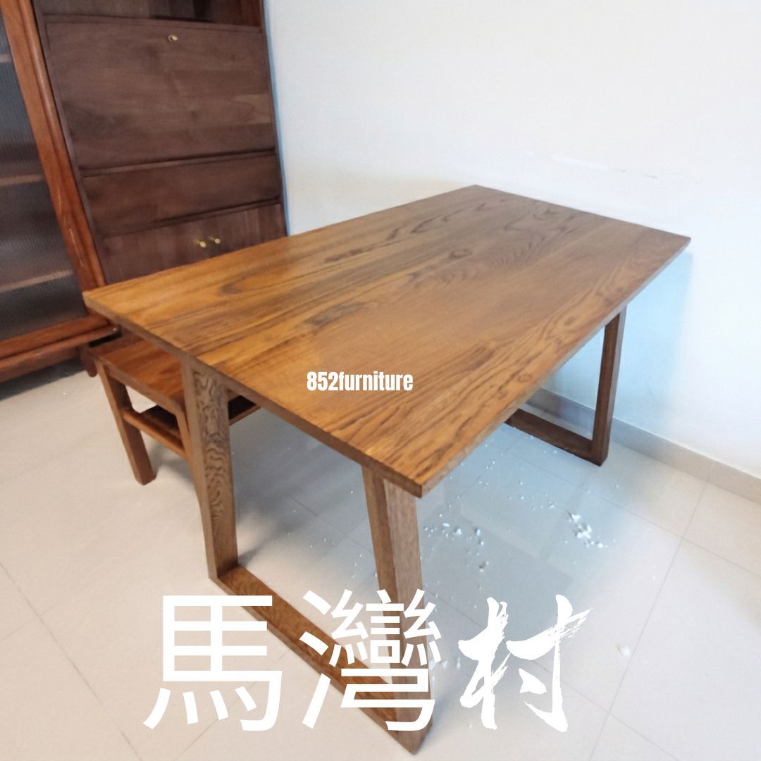 (包送貨安裝 | Delivery and Assembly Included) A443橡木餐桌(Oak dining table)
