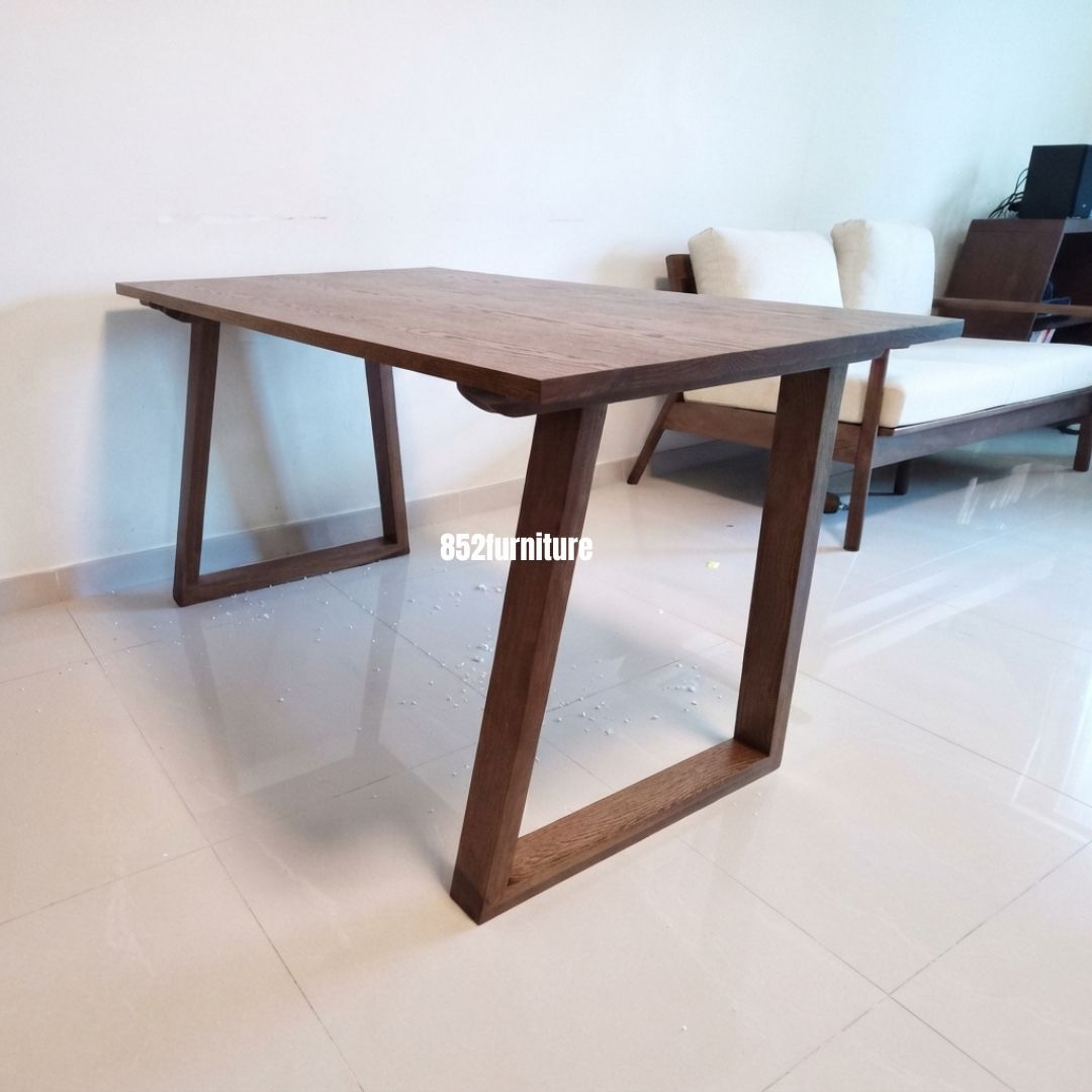 (包送貨安裝 | Delivery and Assembly Included) A443橡木餐桌(Oak dining table)