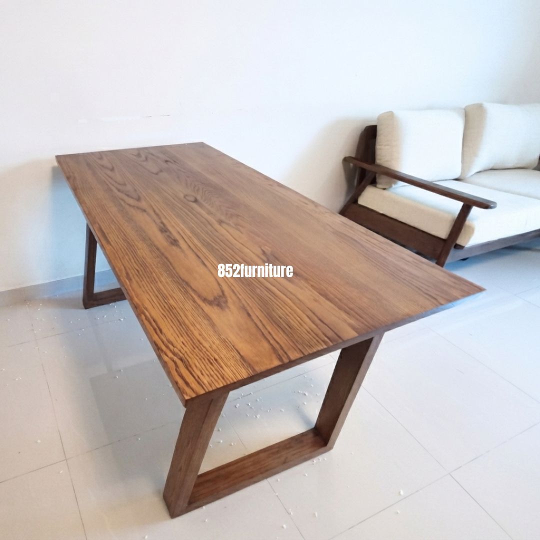 (包送貨安裝 | Delivery and Assembly Included) A443橡木餐桌(Oak dining table)