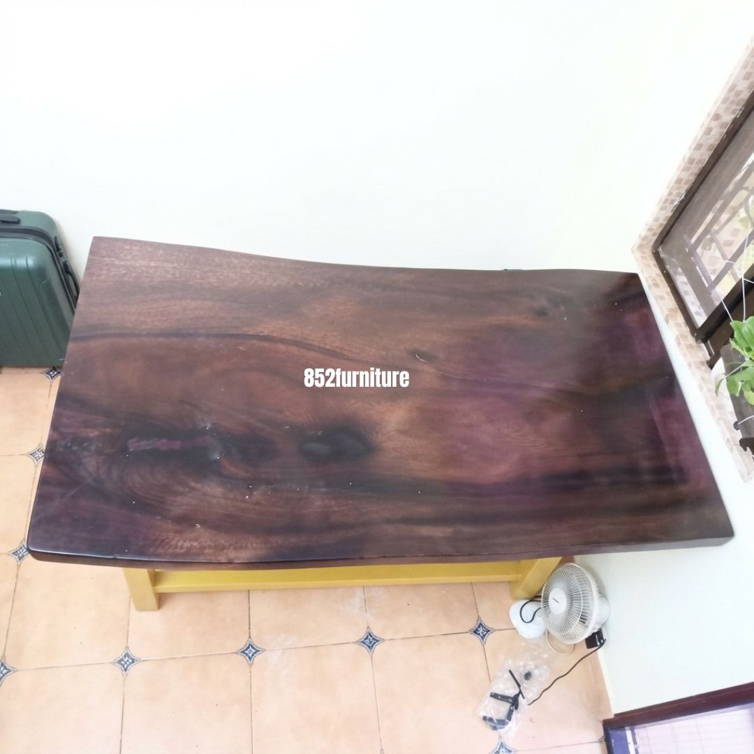 (包送貨安裝 | Delivery and Assembly Included)  A517原木不規則實木餐桌 (dining table)