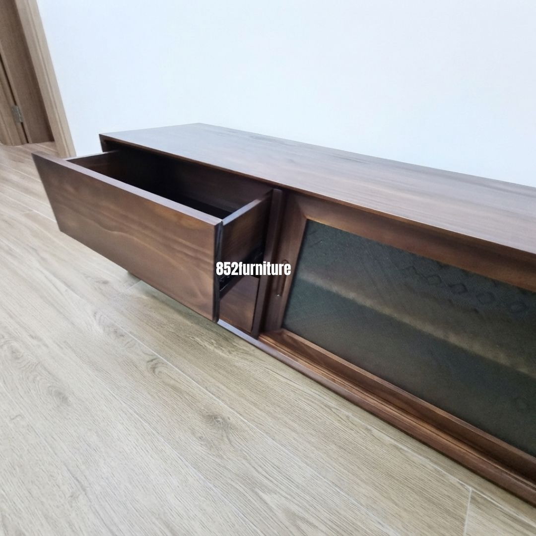 (包送貨安裝 | Delivery and Assembly Included) A544日式海棠玻璃電視櫃 (tv cabinet)