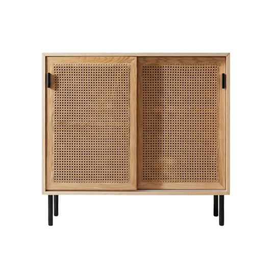 (包送貨安裝 | Delivery and Assembly Included)  A001藤織門餐邊櫃(rattan door dining sideboard)