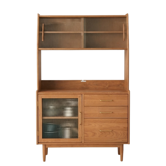 (包送貨安裝 | Delivery and Assembly Included) A032 日式實木餐邊櫃 (dining sideboard)