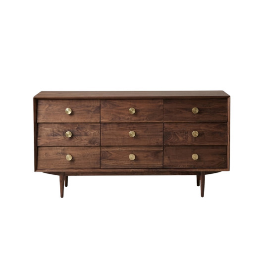 (包送貨安裝 | Delivery and Assembly Included)  A101 實木九斗櫃 (Chest of drawers)