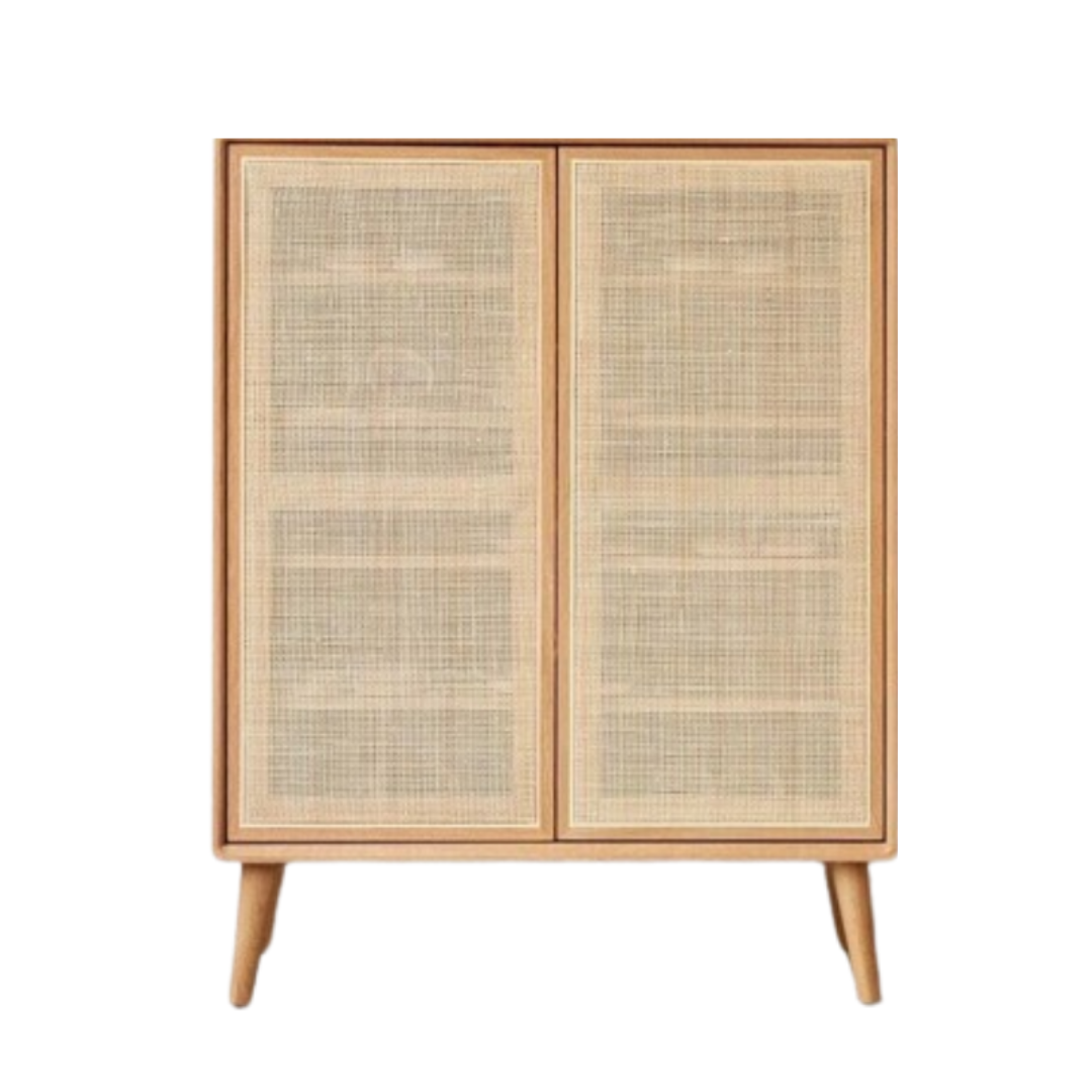 (包送貨安裝 | Delivery and Assembly Included) A107日式藤織鞋櫃 (rattan shoe cabinet)