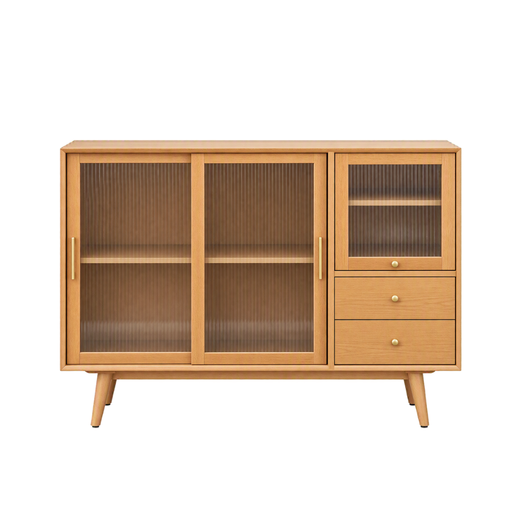 (包送貨安裝 | Delivery and Assembly Included) A143長虹玻璃餐邊櫃 (Moru Glass Sideboard)