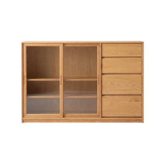 (包送貨安裝 | Delivery and Assembly Included) A203 日式玻璃餐邊櫃 (Dining Sideboard)