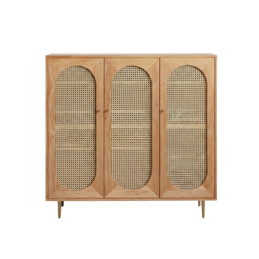 (包送貨安裝 | Delivery and Assembly Included) A224 日式藤面鞋櫃 (Rattan shoe cabinet)