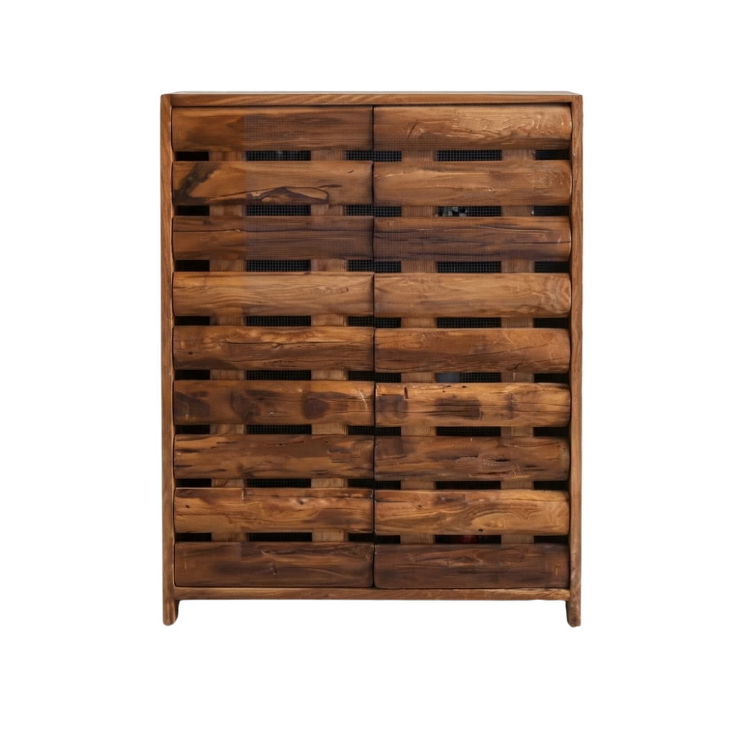 (包送貨安裝 | Delivery and Assembly Included)  A261老榆木鞋櫃 (Elm shoe cabinet)