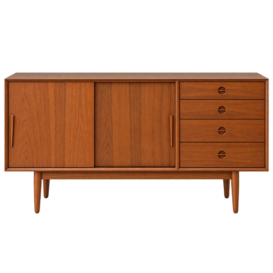 (包送貨安裝 | Delivery and Assembly Included) A329复古餐邊櫃 (retro dining sideboard)