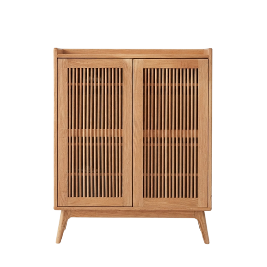 (包送貨安裝 | Delivery and Assembly Included) A355 日式橡木條子鞋櫃 (Oak shoe cabinet)