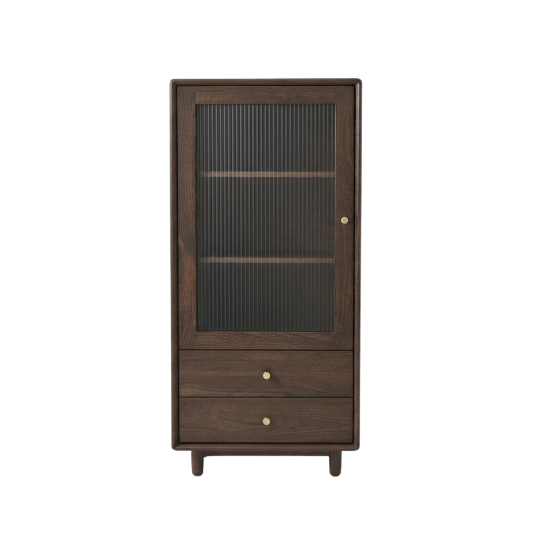 (包送貨安裝 | Delivery and Assembly Included) A373實木展示櫃 (Wooden display cabinet)