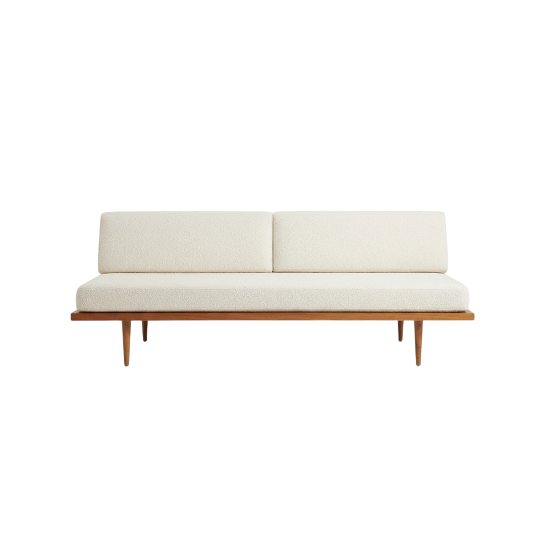 (包送貨安裝 | Delivery and Assembly Included) A387 日式布藝梳化 (solid wood sofa)