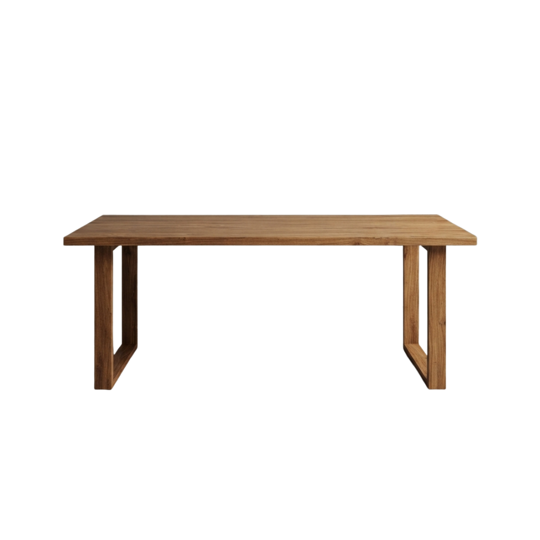 (包送貨安裝 | Delivery and Assembly Included) A412老榆木餐桌 (Elm Dining Table)