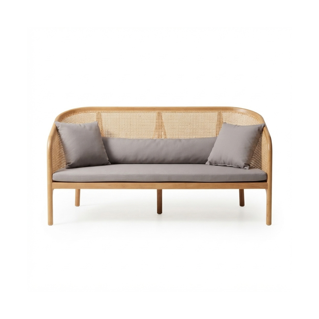 (包送貨安裝 | Delivery and Assembly Included) A425 日式藤編梳化 (Rattan Sofa)