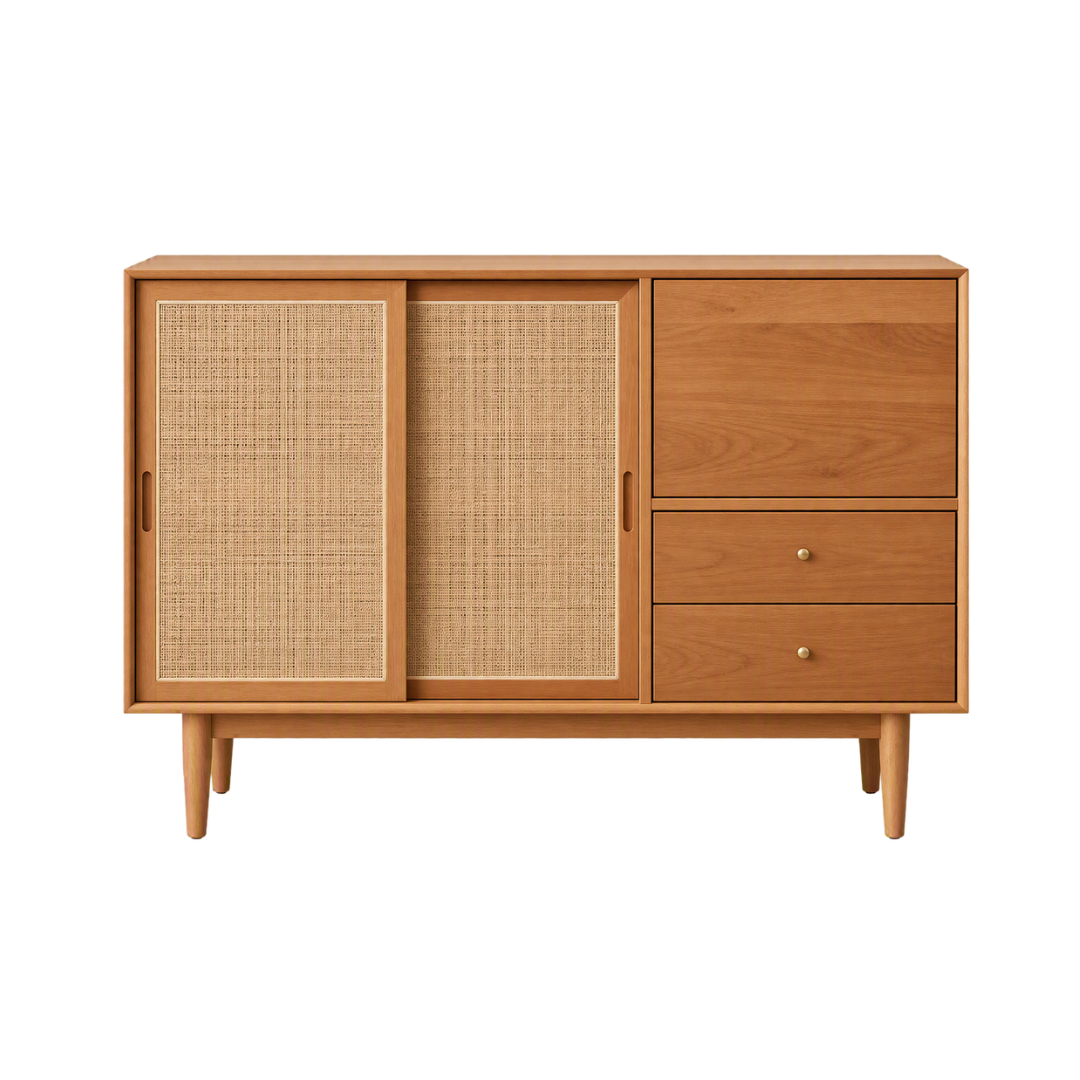 (包送貨安裝 | Delivery and Assembly Included) A436日式餐邊櫃 (Wooden dining sideboard)