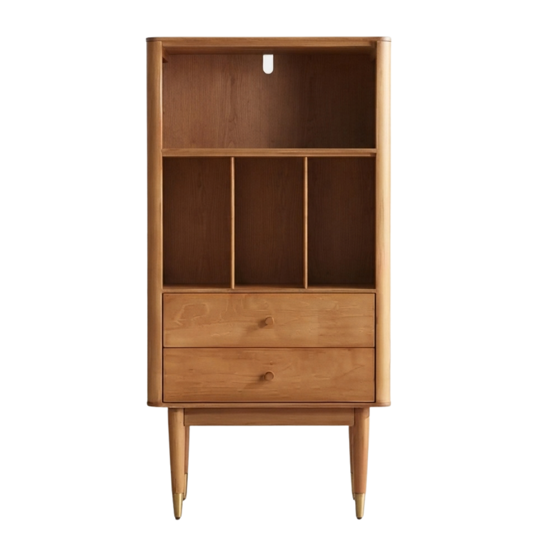 (包送貨安裝 | Delivery and Assembly Included) A488原木音響櫃 (HI-FI櫃) Wooden Audio Cabinet