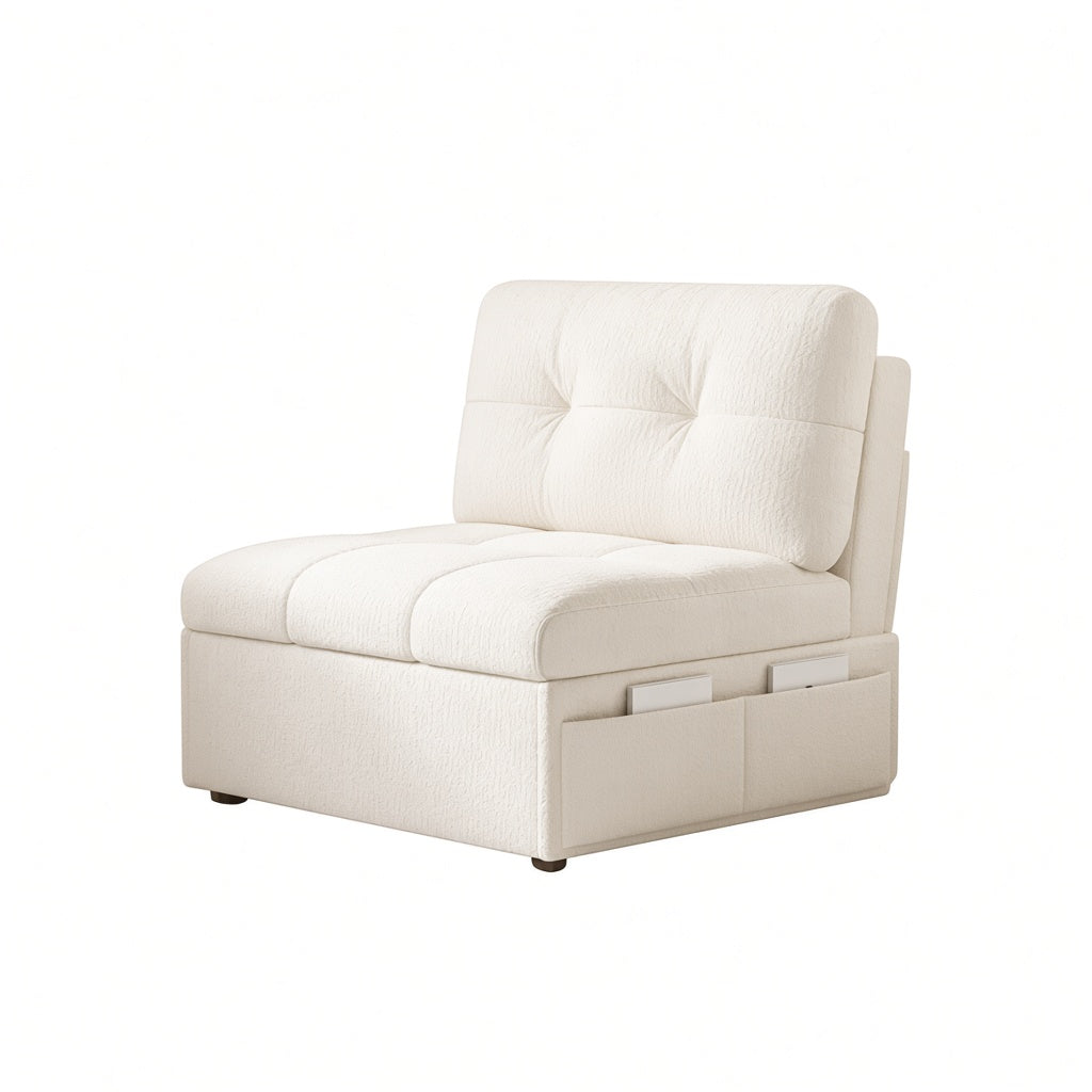 (包送貨安裝 | Delivery and Assembly Included) A498日式布藝梳化床 (Wooden fabric sofa bed)