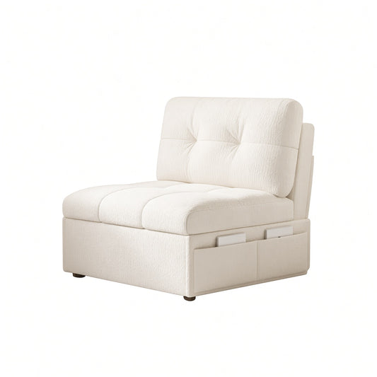 (包送貨安裝 | Delivery and Assembly Included) A498日式布藝梳化床 (Wooden fabric sofa bed)