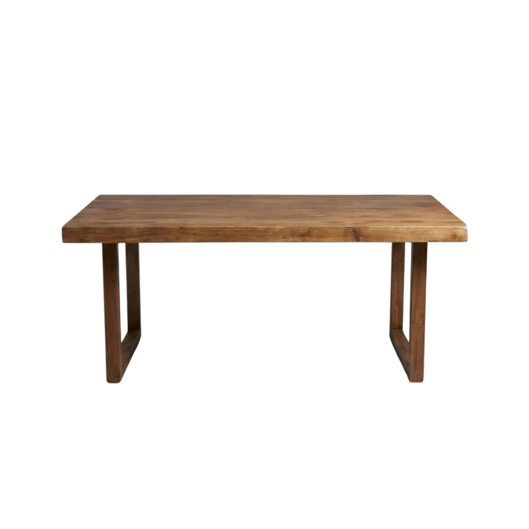 (包送貨安裝 | Delivery and Assembly Included) A529原木實木餐桌 (dining table)