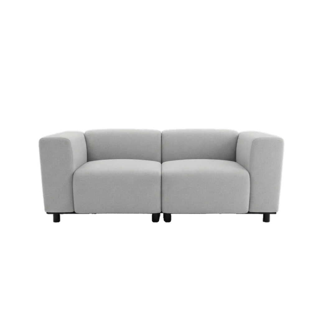 (包送貨安裝 | Delivery and Assembly Included) A545日式木制布梳化(wooden fabric sofa)