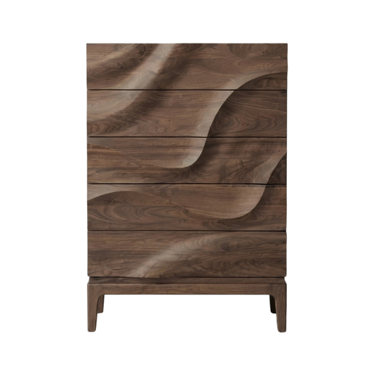 (包送貨安裝 | Delivery and Assembly Included) A589實木五斗櫃 (Solid wood chest of drawers)