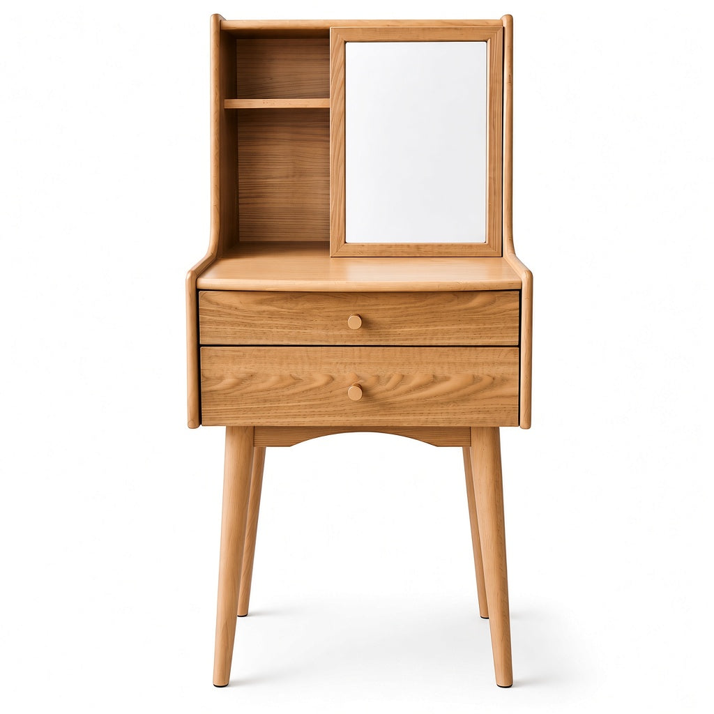 (包送貨安裝 | Delivery and Assembly Included) A590橡膠木梳妝台(不連椅, Dressing Table, No Chair)