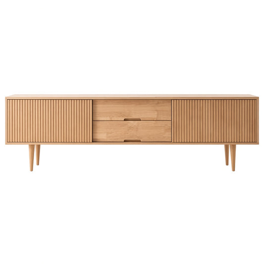 (包送貨安裝 | Delivery and Assembly Included) A218實木趟門電視櫃 (solid wood tv cabinet)