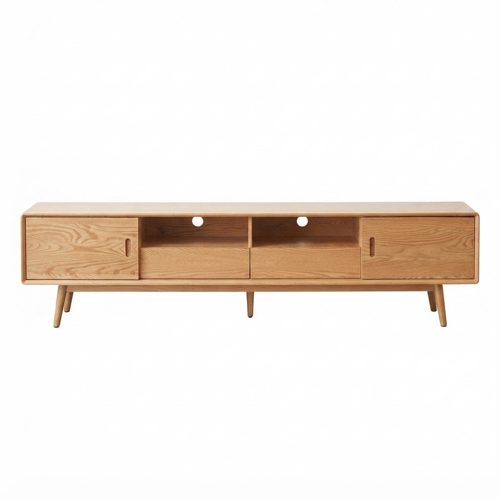 (包送貨安裝 | Delivery and Assembly Included)  A021 簡約實木電視櫃 (tv cabinet)