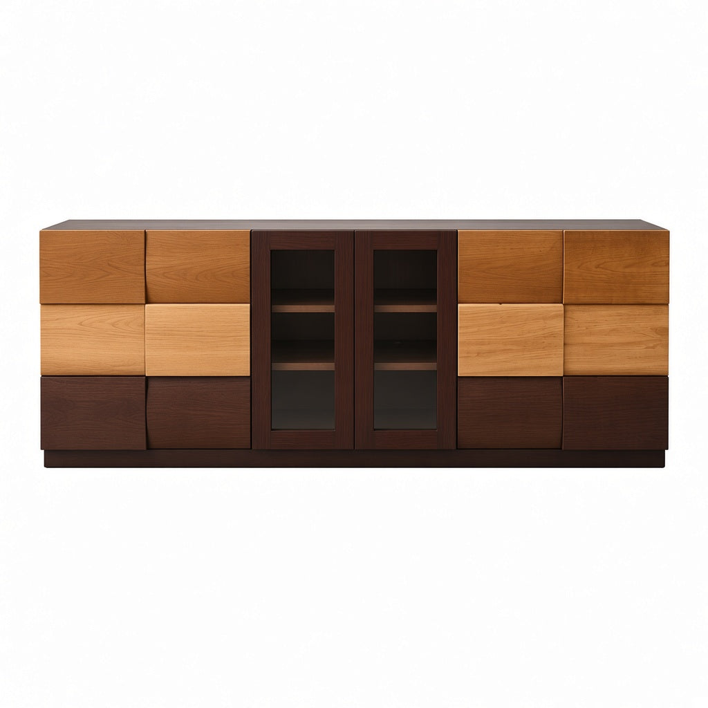 A627橡木拼接電視櫃 (Oak tv cabinet)