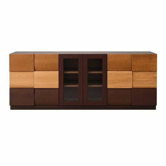 (包送貨安裝 | Delivery and Assembly Included) A627橡木拼接電視櫃 (Oak tv cabinet)